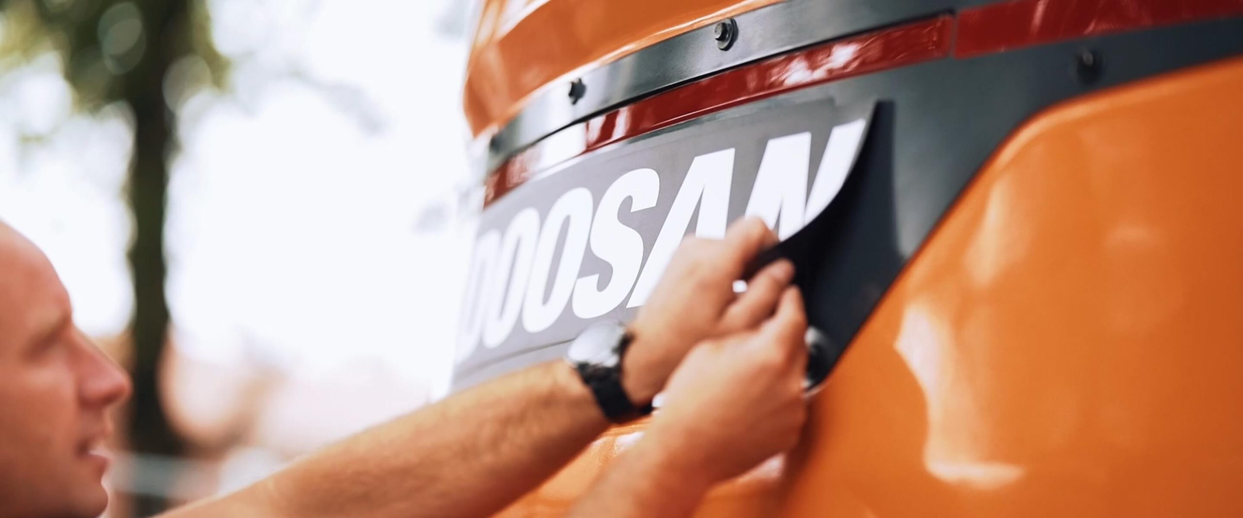 Doosan machine detail