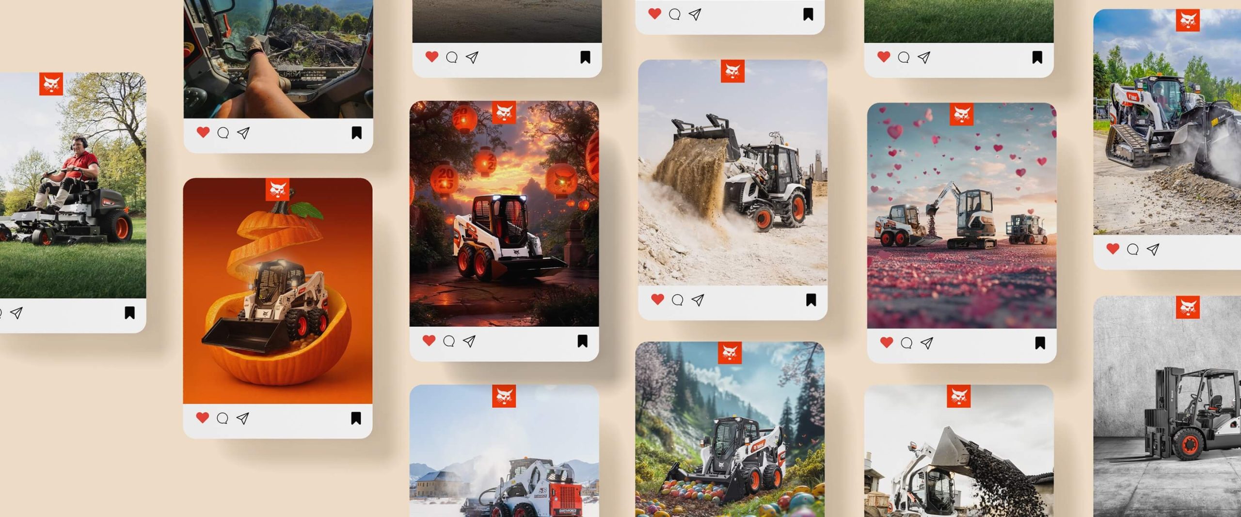 Cover with Instagram Posts